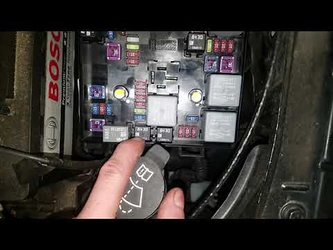 Chevy Sonic Underhood Fuses - AC Relay, fuel pump relay