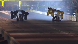 Watch as Shawn Langdon and the Kalitta Air Dragster lit up the night with a 3.684 at 338.88mph run, grabbing the provisional No. 1 spot! #FallNats #StampedeOfSpeed Dayco • Future Energy Solutions • SealMaster • Revchem Composites • Mac Tools • NHRA • Mobil 1 • DHL U.S. • #TGRNA | Kalitta Motorsports