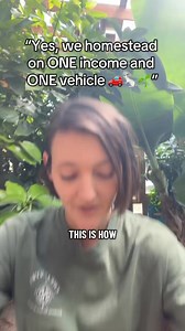 “Homesteading on one income and one vehicle might sound impossible, but with planning, creativity, and a lot of DIY, it’s how we make this life work 🚗🐇🌱 From growing our own food to cutting expenses, simple living gives us more freedom than we ever imagined #HomesteadLife #FrugalLiving #SimpleLiving #DebtFreeJourney #FamilyCompound | Roots & Rabbits Homestead