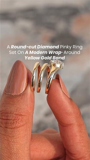 This Wrap Ring Hits Different 💎Watch a Loose Diamond Become a Statement Ring ✨