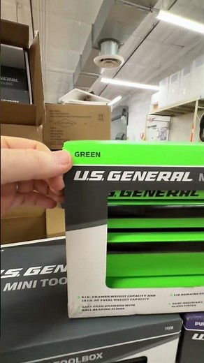 NEW Colors On The U.S. General Mini Toolboxes @Harbor Freight
