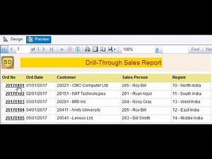 SSRS - How to build Drill-Through Report in SSRS