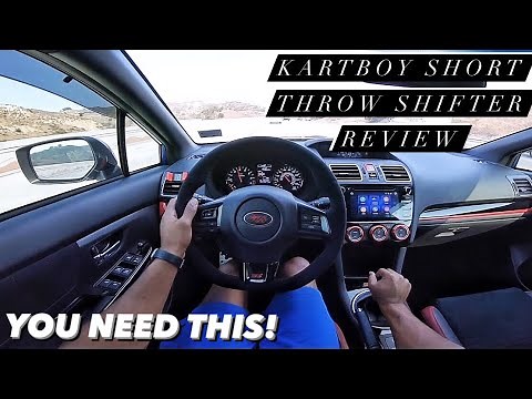Subaru STI Kartboy Short Throw Shifter Install & Review! You NEED This Mod