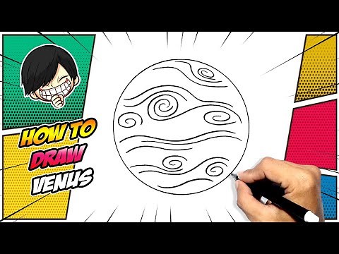 How to draw Venus easy