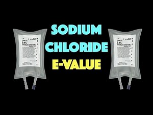 Sodium Chloride E-Value With Practice Questions
