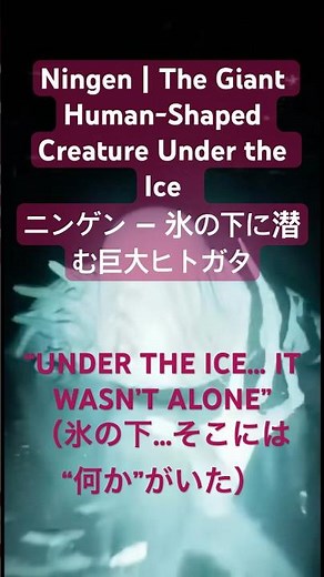 Ningen | The Giant Human-Shaped Creature Under the Ice ニンゲン ― 氷の下に潜む巨大ヒトガタ