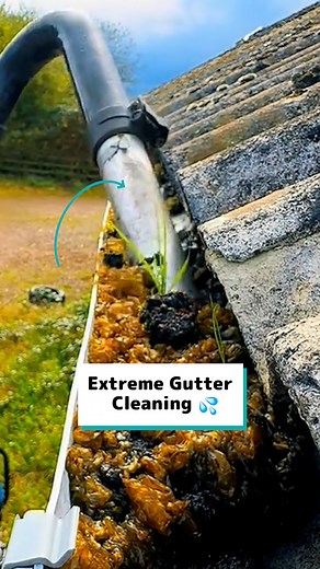 179K views · 119 reactions | Extreme gutter cleaning is strangely satisfying  | Craft Factory | Facebook