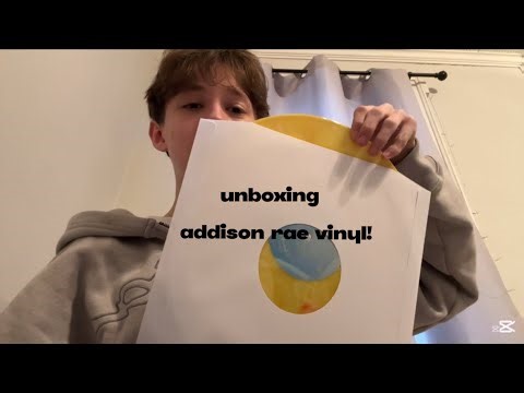 Addison Rae Vinyl Unboxing | My First Reactions & Sneak Peek!