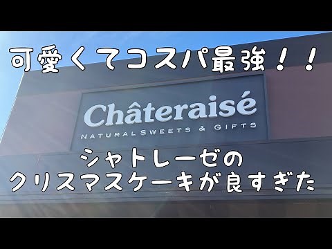 【シャトレーゼ】クリスマスケーキ予約してない人必見！！！！！可愛くてコスパ良し！！！！！シャトレーゼのクリスマスケーキが良すぎた！