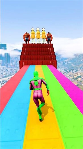 GTA 5 Epic Water Ragdolls | Spider-Man Jumps / Fails ep.17329 #shorts