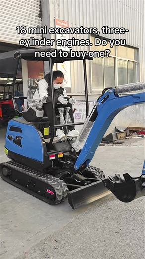 18 mini excavators, three-cylinder engines. Do you need to buy one?#excavator #miniexcavator