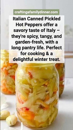 Canning Italian Hot Pepper - Quick and Easy Recipe A family tradition