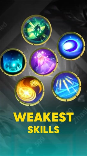 Weakest skills in moba legends #mobalegends5v5 #moba5v5English #moba5v5pippin