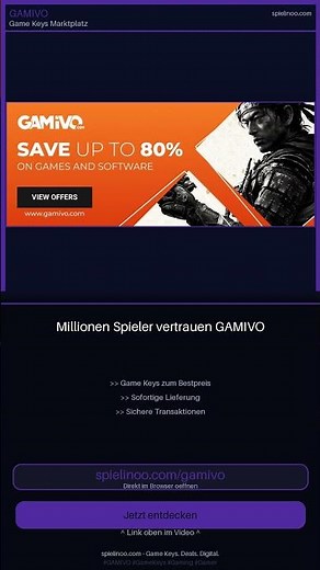 GAMIVO – Globaler Marktplatz fuer Gamer! | Game Keys Marktplatz | #Shorts