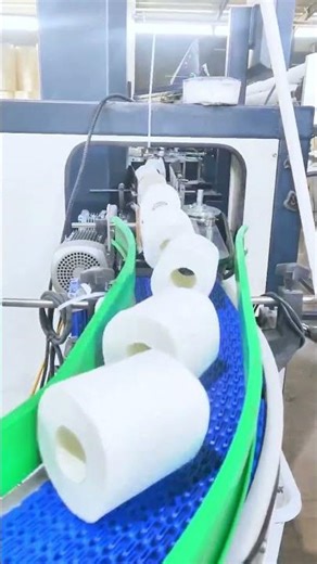 Toilet Paper Manufacturing Process | OEM Tissue Paper Factory for Global Buyers#shorts