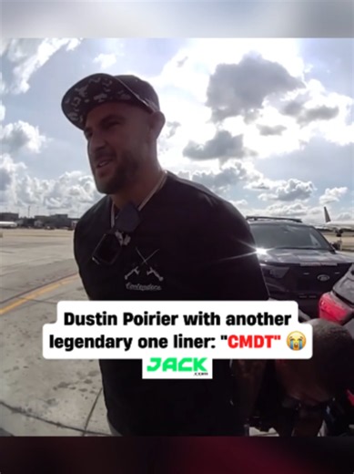 Dustin Poirier talks to the cops during his arrest at the airport. 🚔😳 #ufc #mma #dustinpoirier #cops