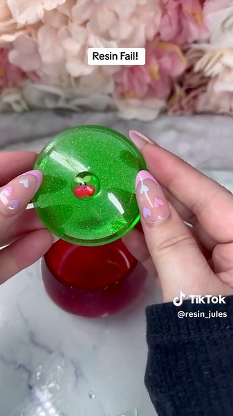 Resin Fail: The Cherry Pot Mishap