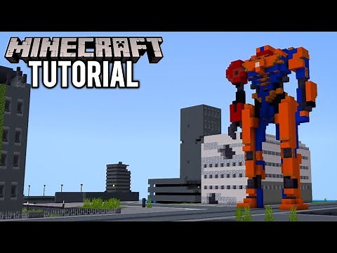 MINECRAFT : How To Build Atlas Destroyer From Pacific Rim The Black