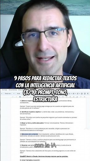 9 pasos para redactar textos con la Inteligencia Artificial (3/9): prompt, tono, estructura
