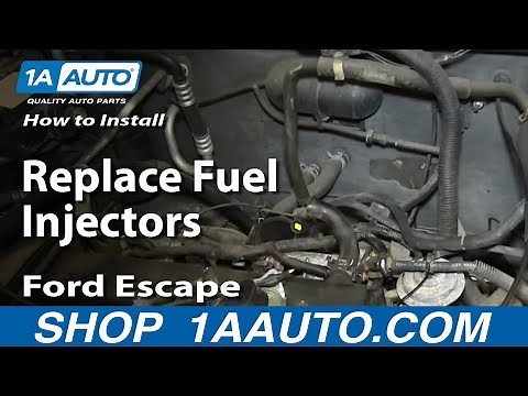 How To Replace Fuel Injectors 01-07 Ford Escape 2.0L