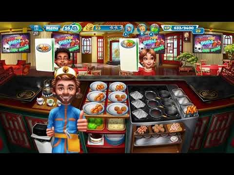 I played Cooking Fever's chinese restaurant until I got 3 stars in level 36
