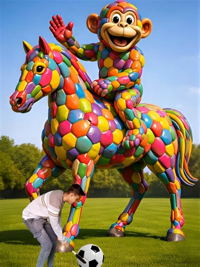 Creative Mascot Vibrato Assistant in Football