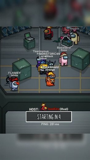 When a random gets lobby host | #amongus #amongfunnymoments #amongusgameplay #gaming #games