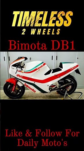 Bimota DB1: The Most Italian Motorcycle Ever