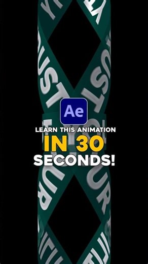 Learn This Typography Animation in 30 Seconds