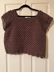 Granny Square Mesh Top Crochet Handmade - Etsy Australia
