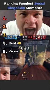 Ranking the Funniest Jynxzi Siege Clip Moments 🎮😂 #funny #ranking #jynxzi #seige #r6 #clips