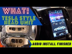 TESLA STYLE HEAD UNIT INSTALLATION [ INFINITI G37 ]