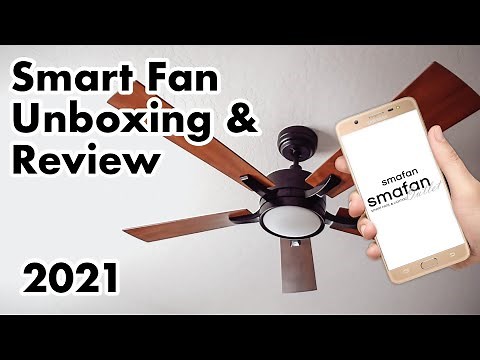 Smafan (Carro) Smart Ceiling Fan 2021 | Alexa Google Siri Compatible with Remote Control