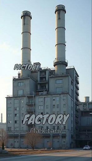 Loopoom English: Learn "Factory" - English Vocabulary & Pronunciation