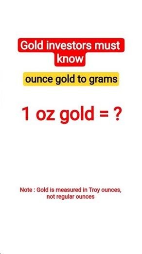 1 Ounce gold in Grams | Troy Ounce Explained | Ounce of gold #oz #gold