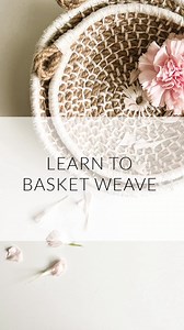 Make these gorgeous baskets in less than a day. Finally, learn how to basket weave. Our kits comes with everything you need in one box! | Flax & Twine