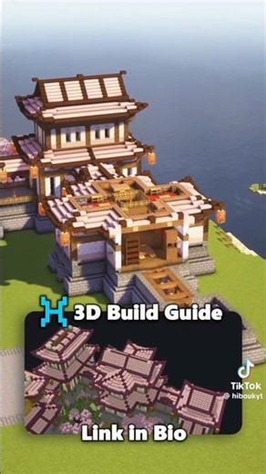HOW TO BUILD JAPANESE CASTLE #minecraft #build #castle #japanese