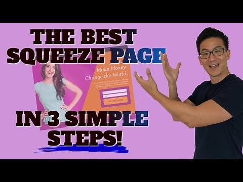 How To Create A Squeeze Page In 3 Simple Steps (50% High Conversions!)
