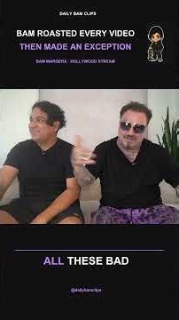 Bam roasted every rap video. Then Outkast came up 😂 #BamMargera