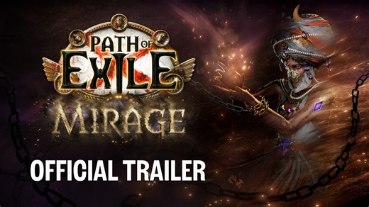 Path of Exile: Mirage introduces a new Challenge League, a variety of new and reworked Skill and Support Gems, significant Endgame changes, Quality of Life features and much more. Play free on March 6 (PST)! https://pathofexile.com/mirage | Path of Exile