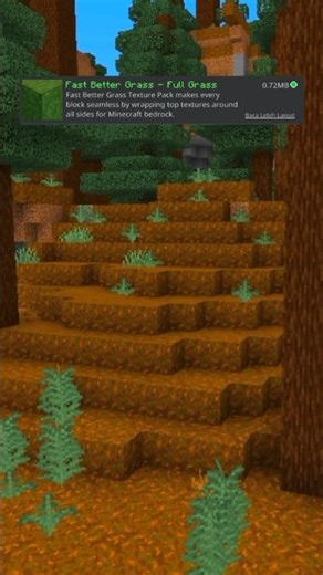 Texture Pack Better Grass #minecraft #topaddons1 #addon #minecraftbedrok #gaming #fyp #fypシ #memes