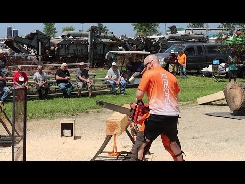 Union Thresheree Chainsaw Race - Symco 2025