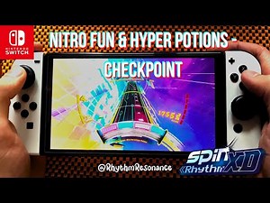 Nitro Fun & Hyper Potions - Checkpoint (Perfect/S) | Spin Rhythm XD (Handcam) | Nintendo Switch
