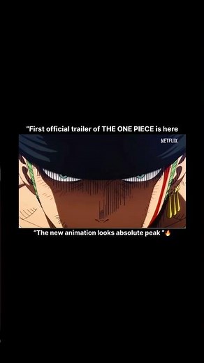 THE ONE PIECE trailer is finally here! 🔥 The animation looks INSANE 🤯 Who’s hyped? 🏴‍☠️#onepiece