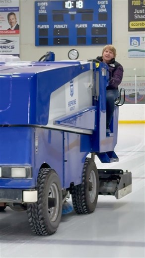 Driving a ZAMBONI!! #bucketlist