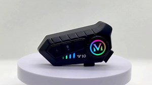 2024 NEW Y10 Motorcycle Helmet BT Headset Waterproof Wireless Hands-free Motorcycle Intercom Headset