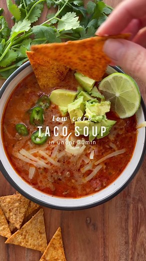 Delicious Low Carb Taco Soup Recipe