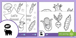 Hey Bear Sensory: Colouring Sheets