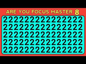 Find The Odd One Out | Test Your Observation Skills Quiz | Number and Letter Edition.‎