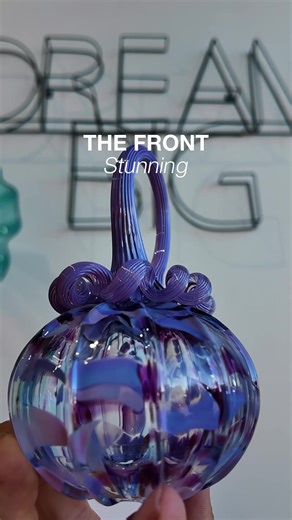 “The Glass Pumpkin You’ll Keep Forever”#GlassPumpkin#HandblownGlass#PumpkinDecor#GlassArt#BlownGlass